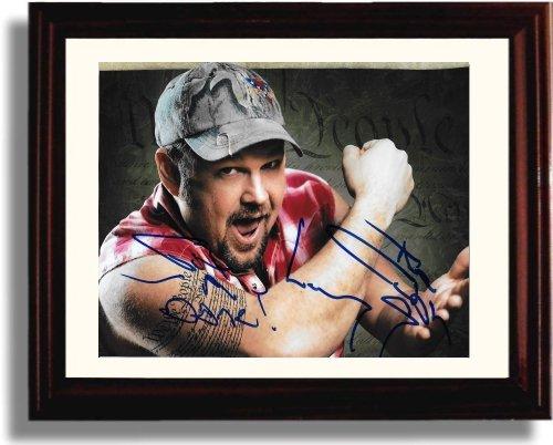 8x10 Framed Larry The Cable Guy Autograph Promo Print Framed Print - Movies FSP - Framed   