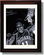 16x20 Framed Isiah Thomas - Indiana Hoosiers "Cutting the Net" Autograph Promo Print Gallery Print - College Basketball FSP - Gallery Framed   