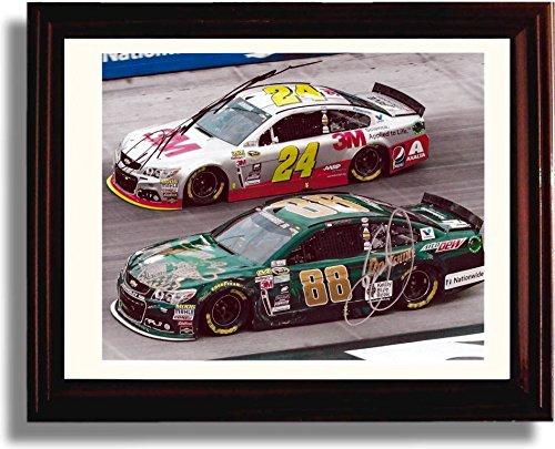 Unframed NASCAR Dale Earnhardt Jr. and Jeff Gordon Autograph Promo Print Unframed Print - NASCAR FSP - Unframed   