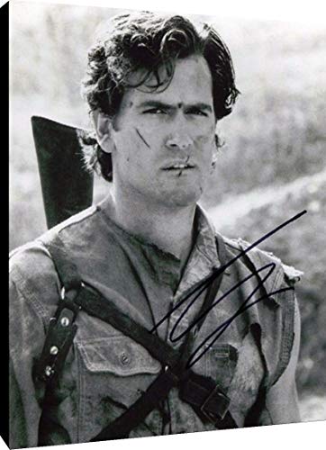 Floating Canvas Wall Art:  Bruce Campbell Evil Dead Autograph Print Floating Canvas - Movies FSP - Floating Canvas   