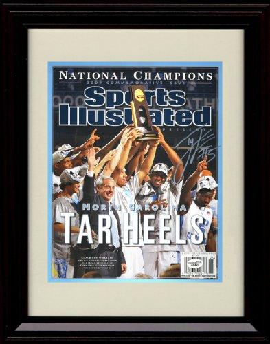 Framed 8x10 2009 North Carolina SI Autograph Promo Print - NCAA Champs! Framed Print - College Basketball FSP - Framed   