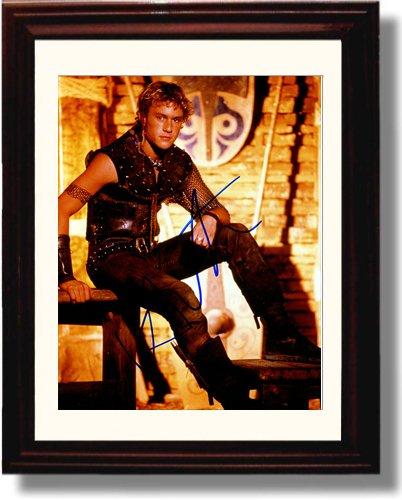 8x10 Framed Heath Ledger Autograph Promo Print Framed Print - Movies FSP - Framed   