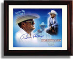 8x10 Framed Bum Phillips - Houston Oilers Autograph Promo Print Framed Print - Pro Football FSP - Framed   