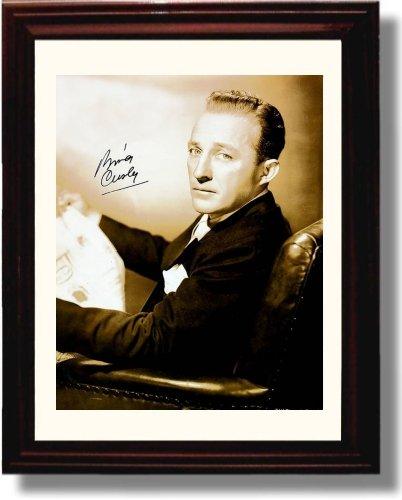 8x10 Framed Bing Crosby Autograph Promo Print Framed Print - Music FSP - Framed   