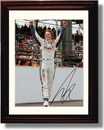 Framed Dan Wheldon Autograph Promo Print Framed Print - NASCAR FSP - Framed   