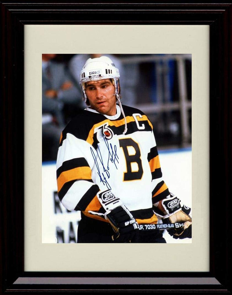 Unframed Ray Bourque Autograph Replica Print - Boston Bruins - 75th Anniversary Unframed Print - Hockey FSP - Unframed   