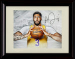 8x10 Framed Anthony Davis Autograph Replica Print - Number 3 - Lakers Framed Print - Pro Basketball FSP - Framed   