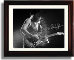 8x10 Framed Stevie Ray Vaughn Autograph Promo Print Framed Print - Music FSP - Framed   
