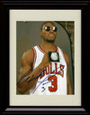 Unframed Ben Wallace Autograph Replica Print - Holding Badge - Chicago Bulls Unframed Print - Pro Basketball FSP - Unframed   