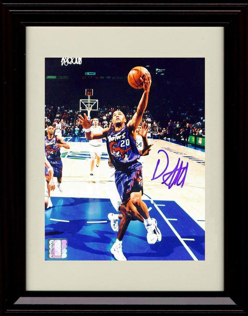 16x20 Framed Damon Stoudamire Autograph Replica Print - Jump Shot - Raptors Gallery Print - Pro Basketball FSP - Gallery Framed   