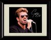 8x10 Framed George Michael - Mic - Autograph Promo Print Framed Print - Music FSP - Framed   