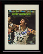 8x10 Framed John Havlicek Autograph Replica Print - Sports Illustrated Boston's Brutal Week - Celtics Framed Print - Pro Basketball FSP - Framed   