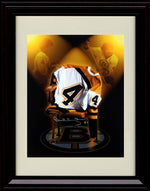 8x10 Framed Bobby Orr Autograph Replica Print - Jersey Collage Framed Print - Hockey FSP - Framed   