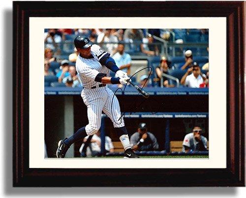 Framed 8x10 Alex Rodriquez Autograph Replica Print - Arod Connects Framed Print - Baseball FSP - Framed   