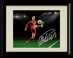 Unframed Cristiano Ronaldo - Red Jersey Autograph Promo Print Unframed Print - Soccer FSP - Unframed   