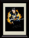 Unframed Evgeni Malkin Autograph Replica Print - Pittsburgh Penguins - Black Background Unframed Print - Hockey FSP - Unframed   