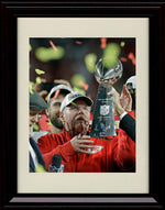 16x20 Framed Andy Reid Autograph Replica Print - Super Bowl Celebration! Gallery Print - Pro Football FSP - Gallery Framed   