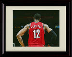 16x20 Framed Lamarcus Aldridge Autograph Replica Print - Back View - Portland Trailblazers Gallery Print - Pro Basketball FSP - Gallery Framed   