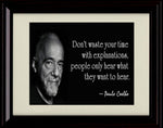 16x20 Framed Paulo Coelbo Quote - Don't Waste Time Gallery Print - Other FSP - Gallery Framed   