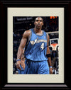 8x10 Framed Antawn Jamison Autograph Replica Print - Walking up The Court - Wizards Framed Print - Pro Basketball FSP - Framed   