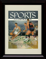 8x10 Framed Bob Cousy Autograph Replica Print - Sports Illustrated The Man and The Game - Celtics Framed Print - Pro Basketball FSP - Framed   