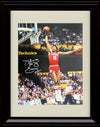 8x10 Framed Julius Erving Autograph Replica Print - Boston Garden Jam - Philadelphia Framed Print - Pro Basketball FSP - Framed   