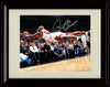 8x10 Framed Dennis Rodman Autograph Replica Print - Defensive Giant Diving - Bulls Framed Print - Pro Basketball FSP - Framed   