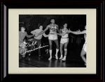 8x10 Framed Wilt Chamberlain - Philadelphia 76ers - Autograph Replica Print - 100 Points Scored - Hershey, PA Framed Print - Pro Basketball FSP - Framed   