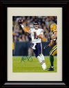 16x20 Framed Mitchell Trubisky Autograph Replica Print - Making The Throw Gallery Print - Pro Football FSP - Gallery Framed   