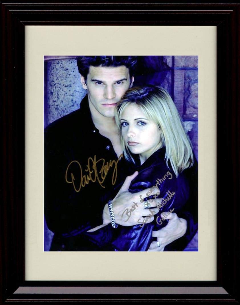 8x10 Framed Buffy The Vampire Slayer Autograph Replica Print - Best of Everything Framed Print - Television FSP - Framed   