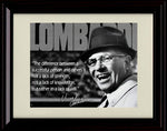 8x10 Framed Vince Lombardi Quote - Success Framed Print - Other FSP - Framed   