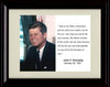 8x10 Framed JFK Quote - Ask What You Can Do for Your Country Framed Print - Other FSP - Framed   