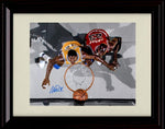 8x10 Framed Magic Johnson Autograph Replica Print - The Rebound Top View - Lakers Framed Print - Pro Basketball FSP - Framed   