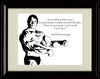 16x20 Framed Arnold Schwarzenegger Quote - Visualize Yourself Gallery Print - Other FSP - Gallery Framed   