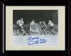 8x10 Framed Bobby Hull Autograph Replica Print - Battle at Net Framed Print - Hockey FSP - Framed   