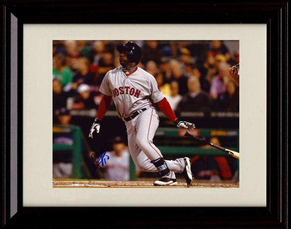 Framed 8x10 Rusney Castillo - The Swing - Autograph Replica Print Framed Print - Baseball FSP - Framed   
