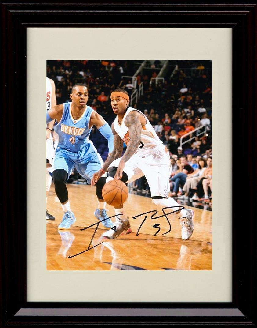 8x10 Framed Isaiah Thomas Autograph Replica Print - Dribbling - Nuggets Framed Print - Pro Basketball FSP - Framed   