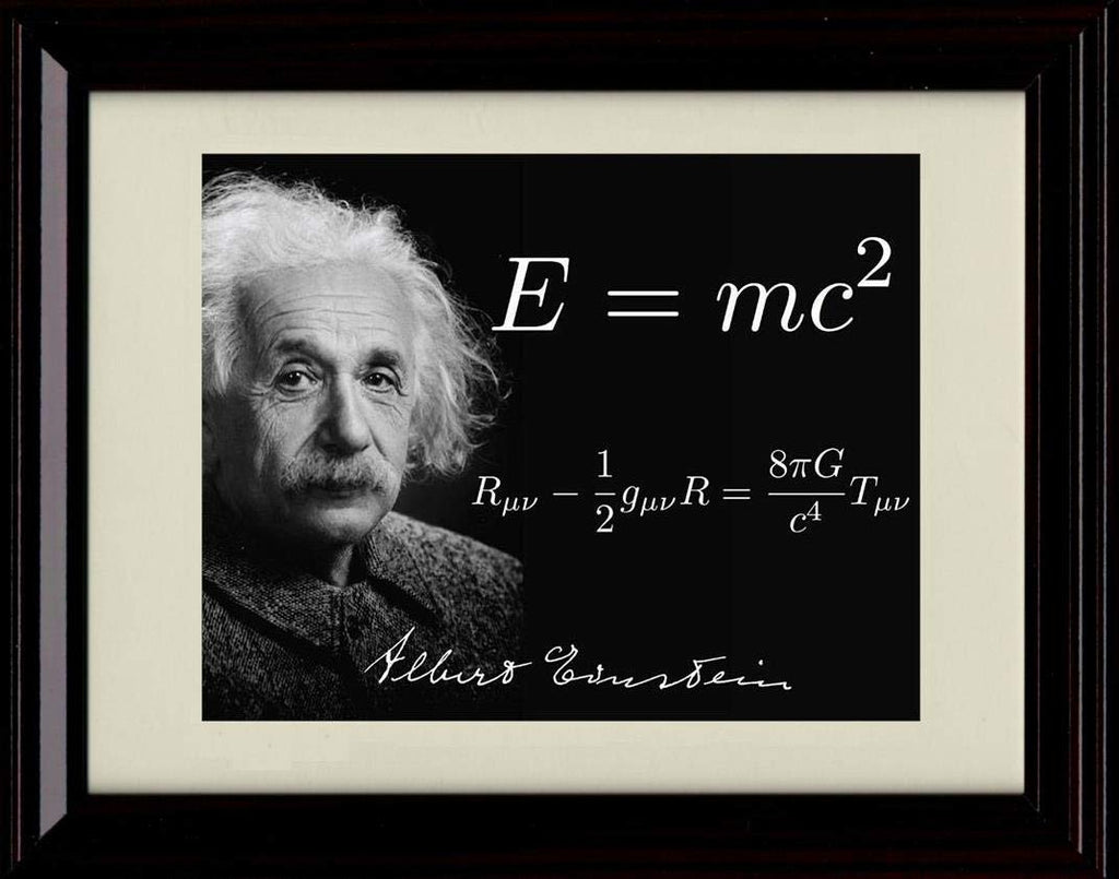 Framed Albert Einstein Quote - Energy Framed Print - Other FSP - Framed   