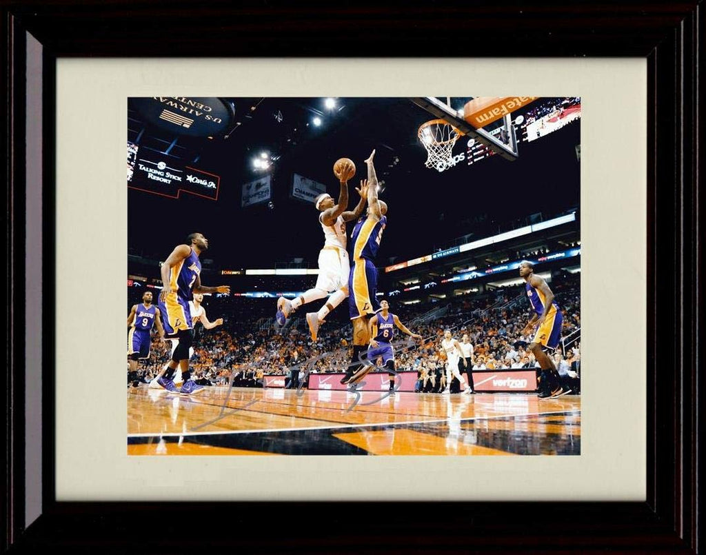 8x10 Framed Isaiah Thomas Autograph Replica Print - US Airways Center - Pheonix Suns Framed Print - Pro Basketball FSP - Framed   