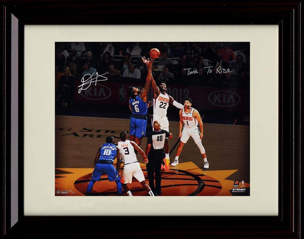 8x10 Framed Deandre Ayton Autograph Replica Print - Tip Off - Suns Framed Print - Pro Basketball FSP - Framed   