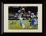 16x20 Framed Alvin Kamara Autograph Replica Print - The Leap Gallery Print - Pro Football FSP - Gallery Framed   