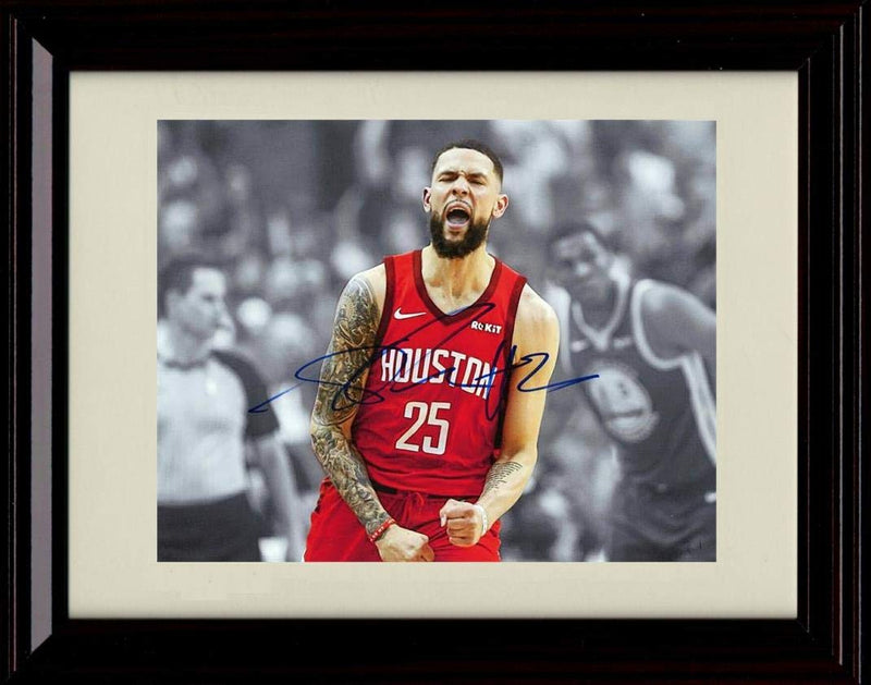 8x10 Framed Austin Rivers Autograph Replica Print - Game On! - Rockets Framed Print - Pro Basketball FSP - Framed   