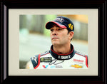 8x10 Framed Jimmie Johnson Autograph Replica Print - Headshot Framed Print - NASCAR FSP - Framed   