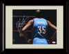 8x10 Framed Kevin Durant Autograph Replica Print - Back of Jersey Hands On Hips - Thunder Framed Print - Pro Basketball FSP - Framed   