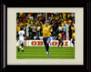 16x20 Framed Lucio Autograph Replica Print - Pointing Up Gallery Print - Soccer FSP - Gallery Framed   