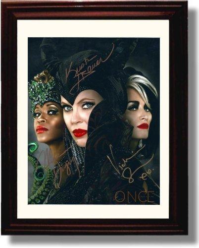 8x10 Framed Once Upon A Time Autograph Promo Print - Once Upon A Time Cast Framed Print - Television FSP - Framed   