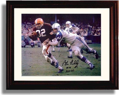 16x20 Framed Bob Lilly - Dallas Cowboys Autograph Promo Print Gallery Print - Pro Football FSP - Gallery Framed   