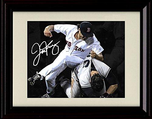 Gallery Framed Joe Kelly Fight Club Autograph Replica Print - A Man of the People Gallery Print - Baseball FSP - Gallery Framed   