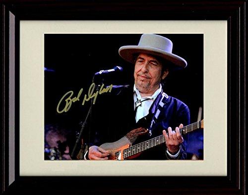 8x10 Framed Bob Dylan Autograph Promo Print - On Stage Framed Print - Music FSP - Framed   