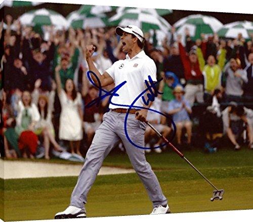 Photoboard Wall Art:   Adam Scott "Champion Celebration" Autograph Print Photoboard - Golf FSP - Photoboard   